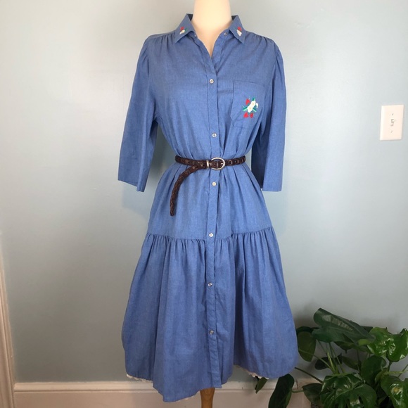 Vintage Dresses & Skirts - Vintage Smart Time Strawberry Dress